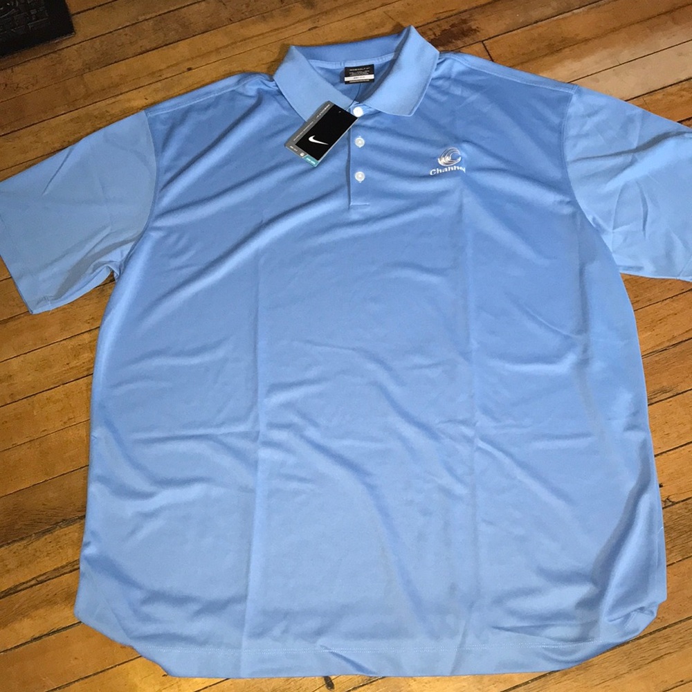 Champion Men's Light Blue Performance Polo Shirt